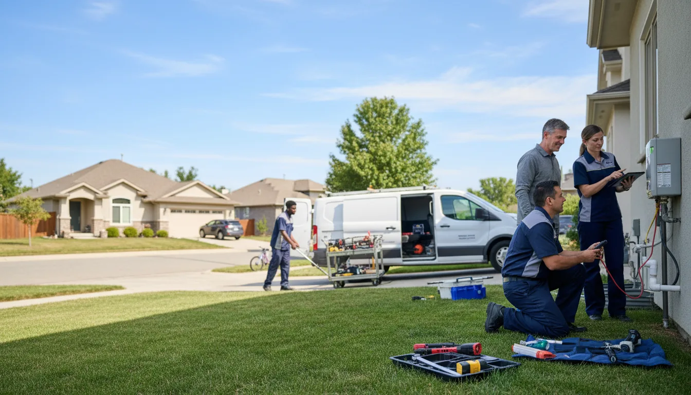 Tankless water heater service in Middleburg, PA